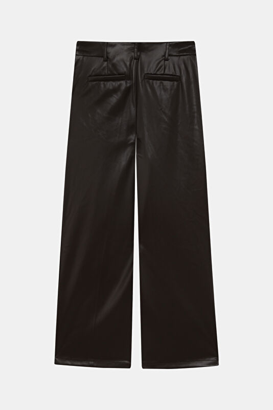 Dark Brown Wide Leg Pants 2
