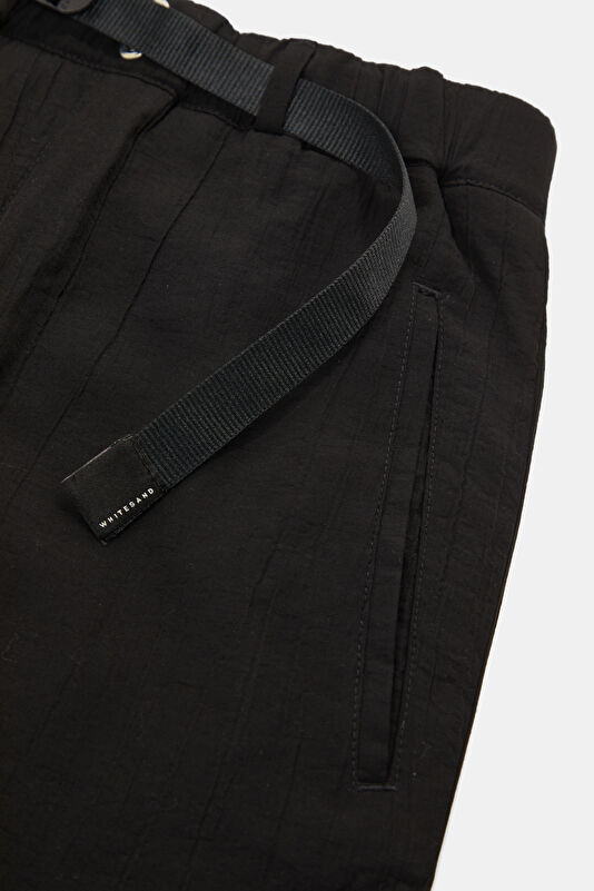 Siyah Straight Viskoz Erkek Pantolon 4