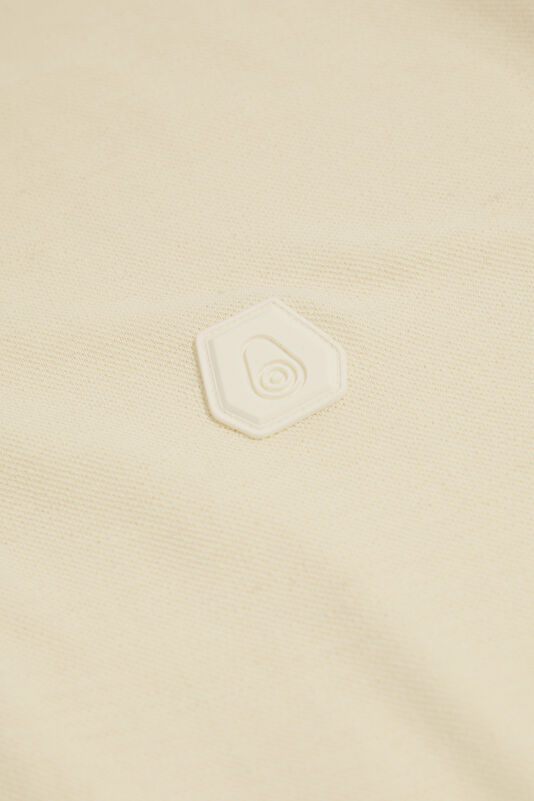 Relax Fit Cream Polo Collar Men's T-Shirt 4