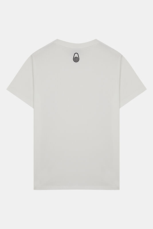 Relax Fit White Crew Neck Men's T-Shirt 2