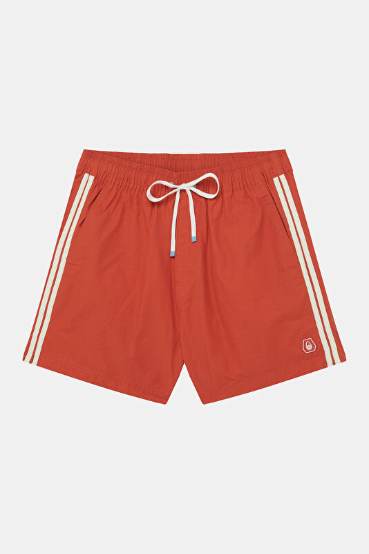 Orange Elasticated Men's Swimsuit
