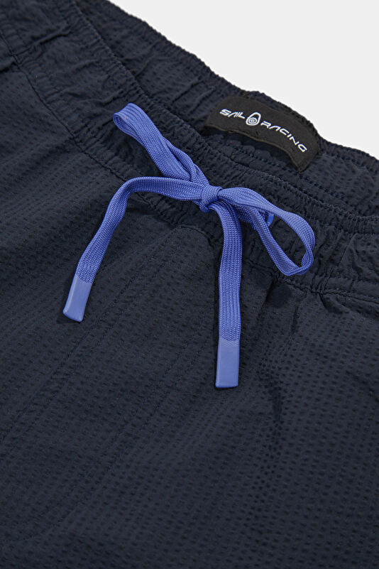 Navy Elastic Waist Men's Swimsuit 3