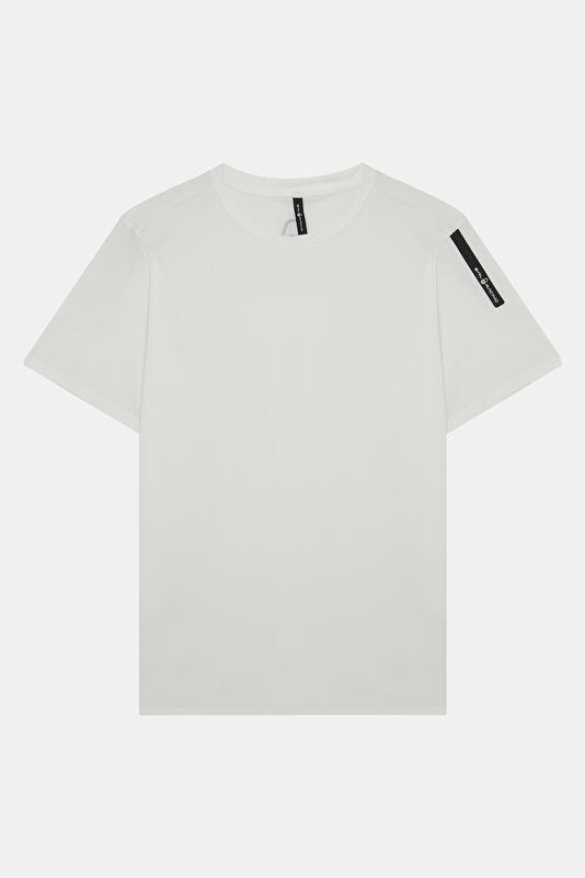 Relax Fit White Crew Neck Men's T-Shirt