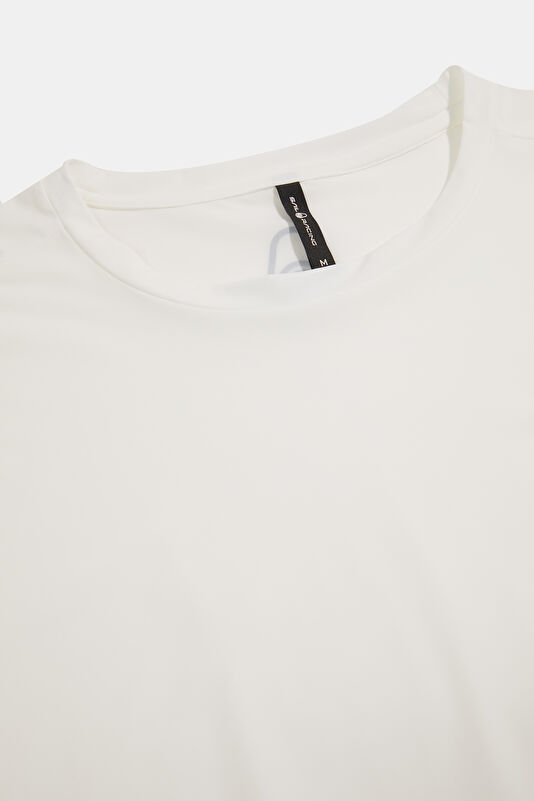 Relax Fit White Crew Neck Men's T-Shirt 3
