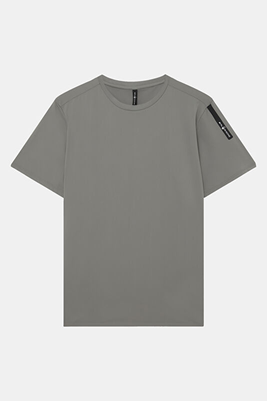 Relax Fit Grey Crew Neck Men's T-Shirt