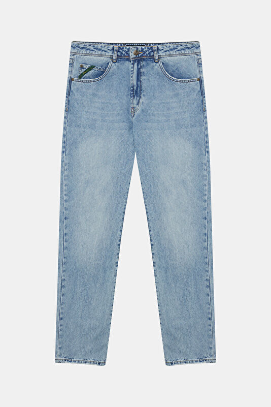 Relax Fit Indigo Straight Leg Men's Jeans