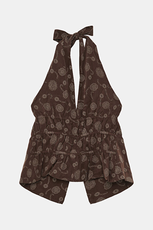 Brown Women's Blouse