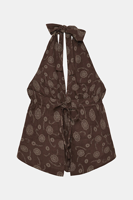 Brown Women's Blouse 2
