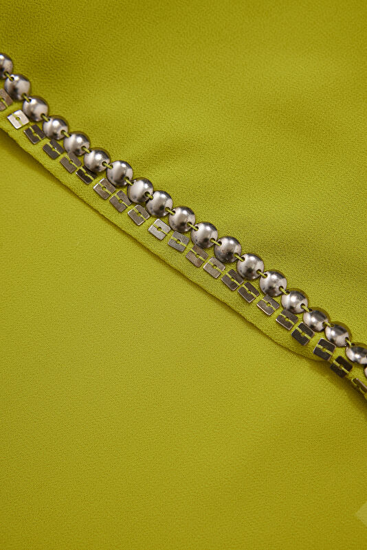 Yeşil Straight Kadın Pantolon 4