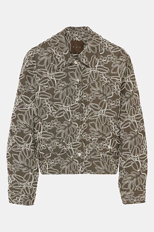 Multicolored Zip-Up Women's Jacket
