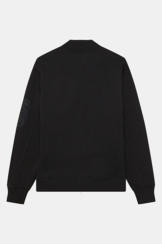 Black Zip-Up Men's Jacket 2