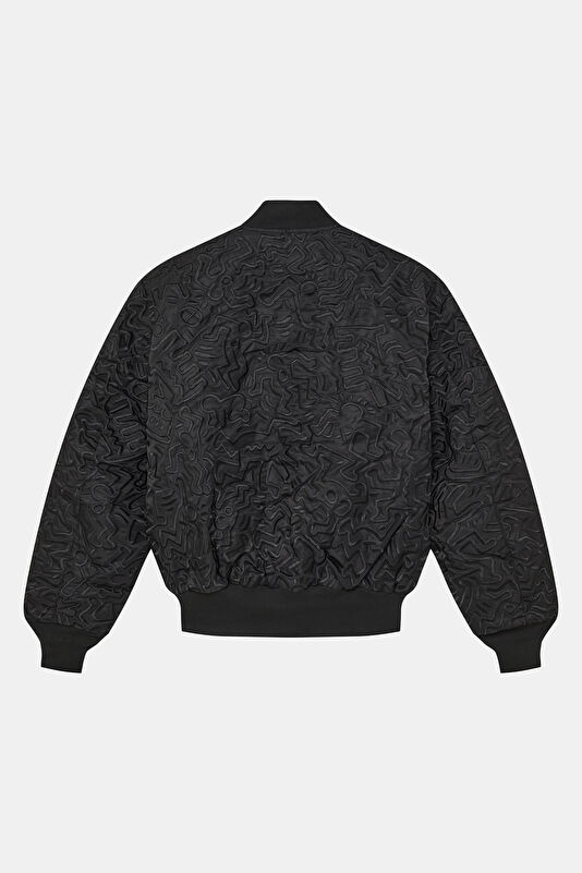 X Keith Haring Black Zip-Up Men's Jacket 2