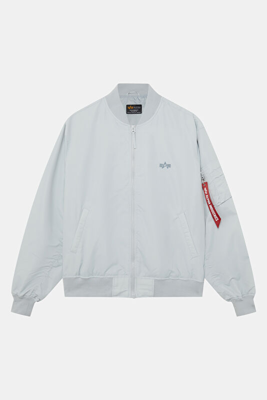 Men's Light Blue Zip-Up Jacket