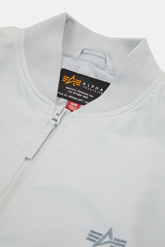 Men's Light Blue Zip-Up Jacket 3