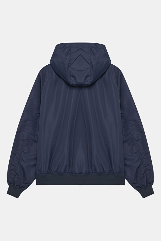 Men's Navy Zip-Up Jacket 2