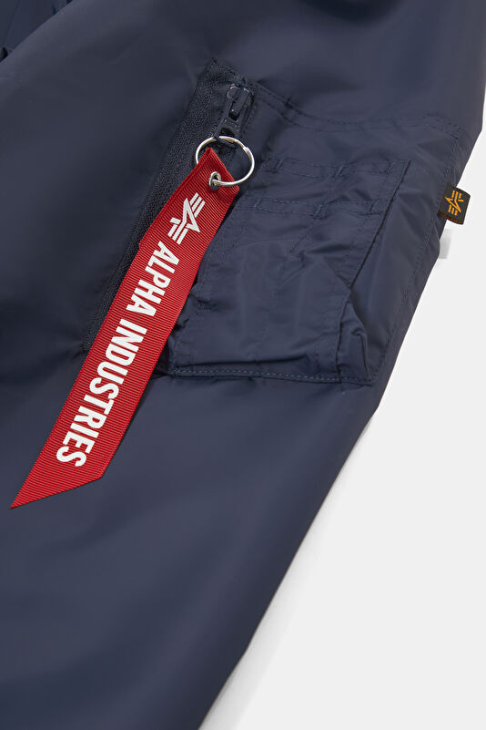 Men's Navy Zip-Up Jacket 4