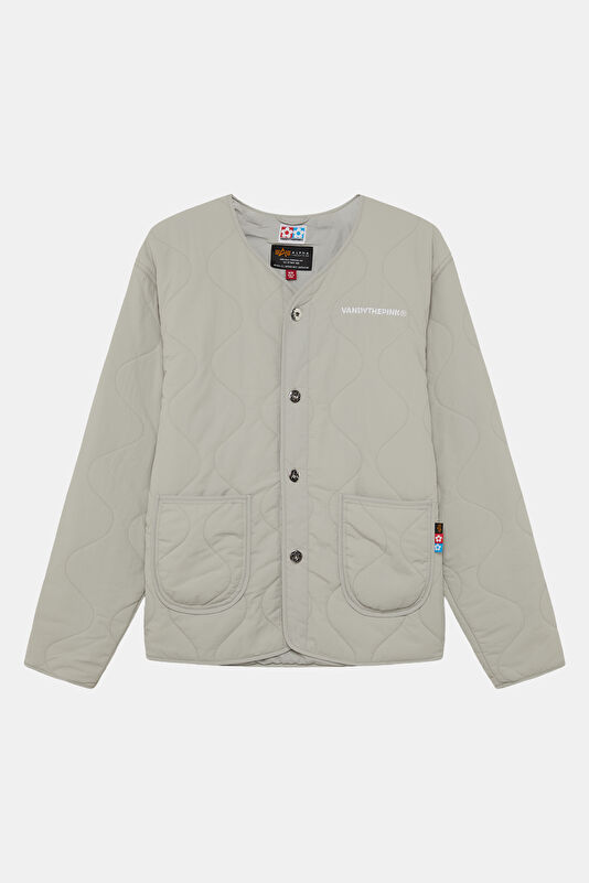 X Vandy The Pink Light Gray Button-Down Men's Jacket