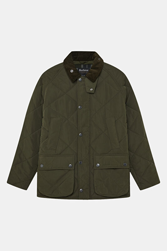 Modern Bedale Quilted Khaki Men's Coat
