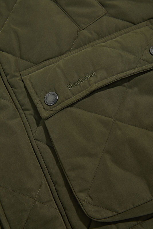 Modern Bedale Quilted Khaki Men's Coat 4