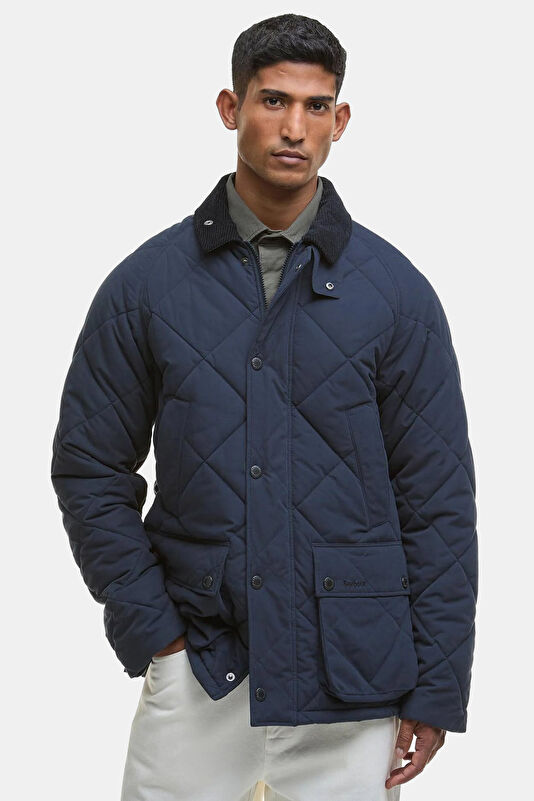 Modern Bedale Quilted Navy Blue Men's Jacket 3