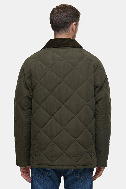Modern Bedale Quilted Khaki Men's Jacket 4