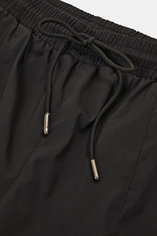 Relax Fit Black Straight Men's Pants 3
