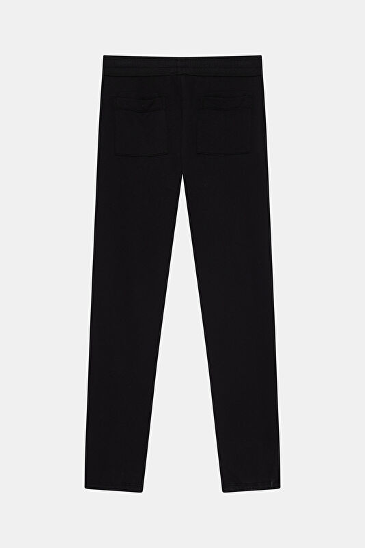 Relax Fit Black Wide Leg Men's Sports Pants 2