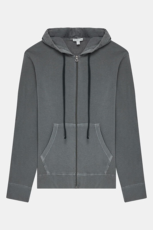 Gray Relax Fit Hooded Men's Sweatshirt