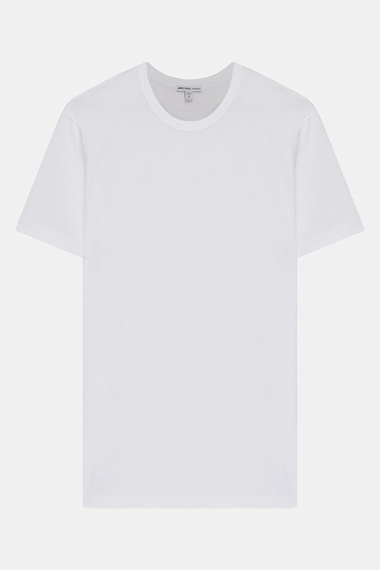 Relax Fit White Crew Neck Men's T-Shirt