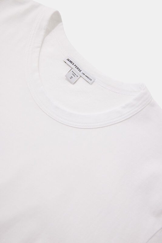 Relax Fit White Crew Neck Men's T-Shirt 3