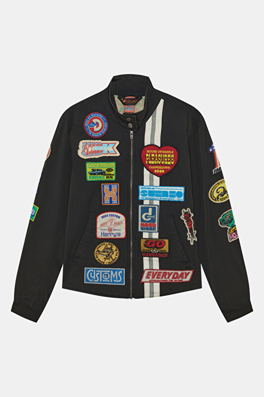 Black Zip-Up Men's Jacket