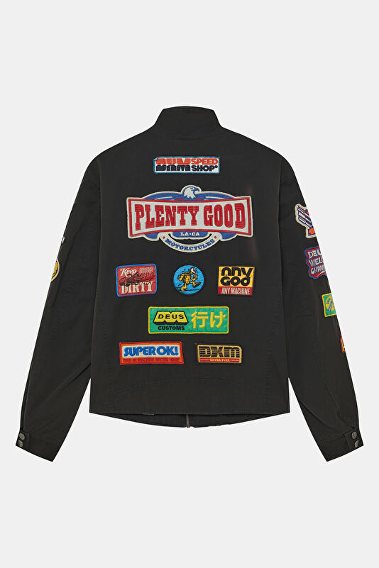 Black Zip-Up Men's Jacket 2