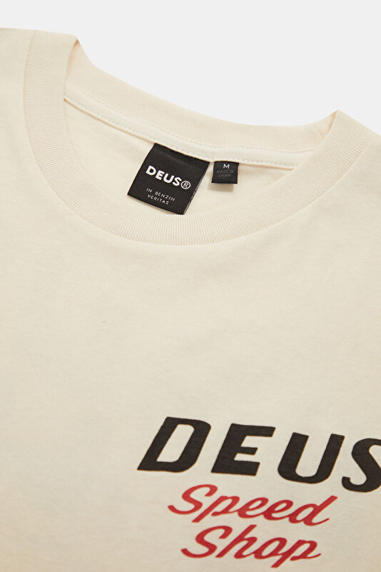 Relax Fit White Crew Neck Printed Men's T-Shirt 3