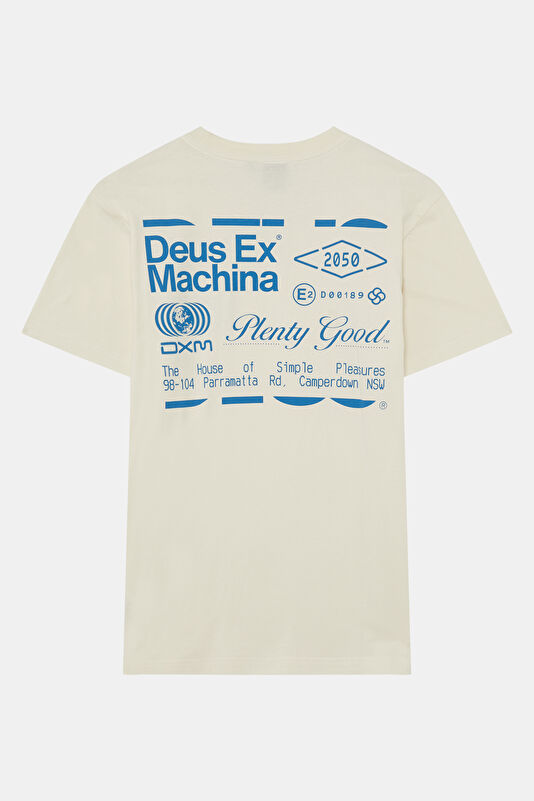 Relax Fit Ecru Crew Neck Printed Men's T-Shirt 2