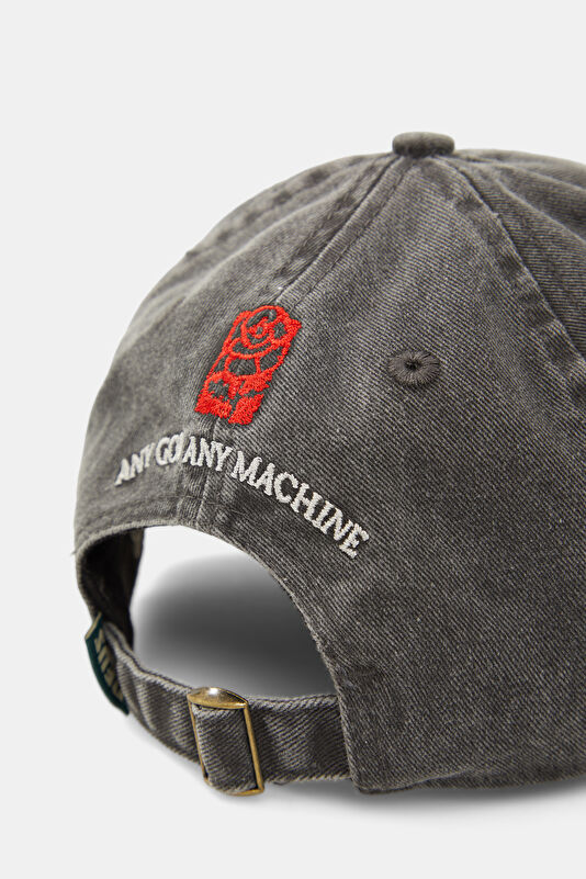 Decorative Anthracite Embroidered Hat 3