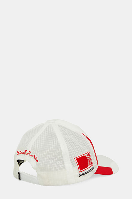 White Embroidered Hat 2