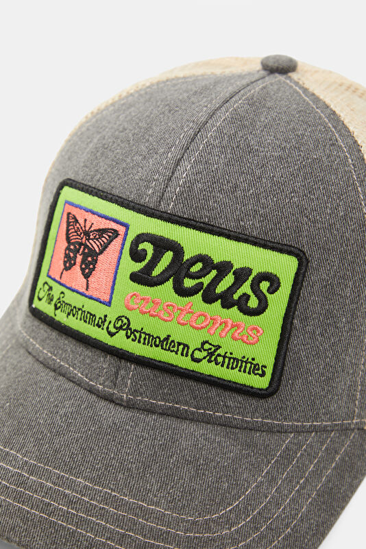 Slapstick Trucker Anthracite Embroidered Hat 4