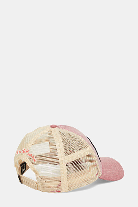Slapstick Trucker Purple Embroidered Hat 2