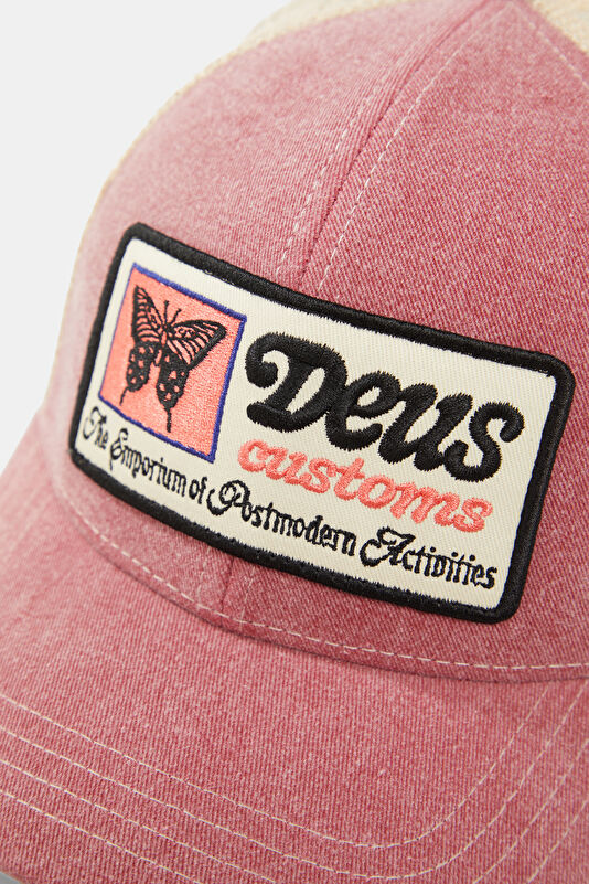 Slapstick Trucker Purple Embroidered Hat 4