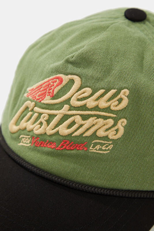 Green Embroidered Hat 3