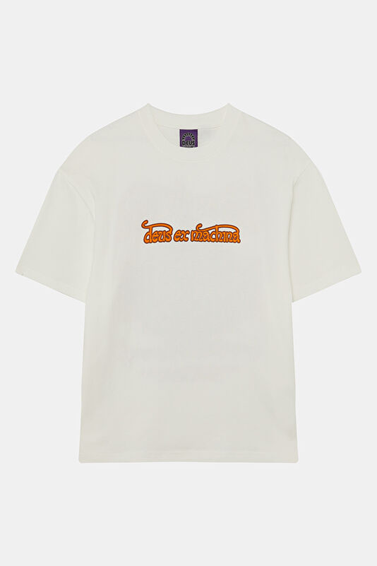 Relax Fit Ecru Crew Neck Printed Men's T-Shirt 4