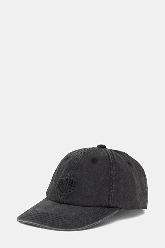 Black Embroidered Hat