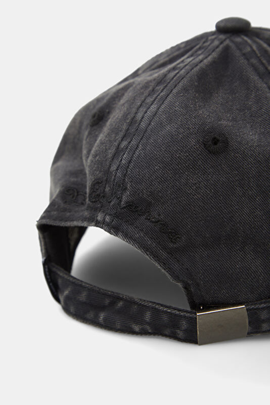Black Embroidered Hat 3