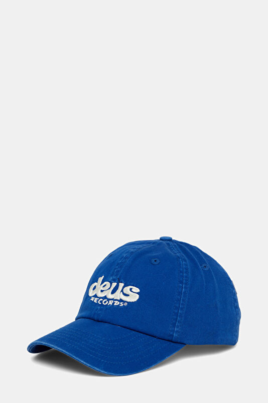 Blue Embroidered Hat