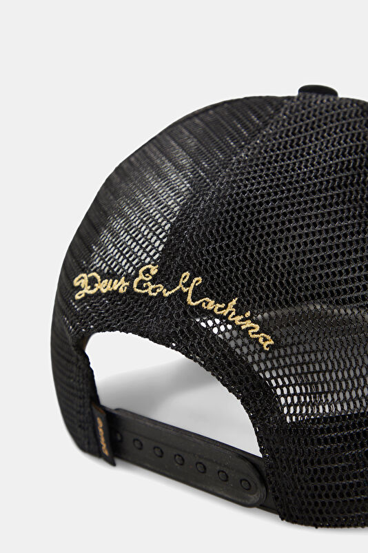 Black Embroidered Hat 3