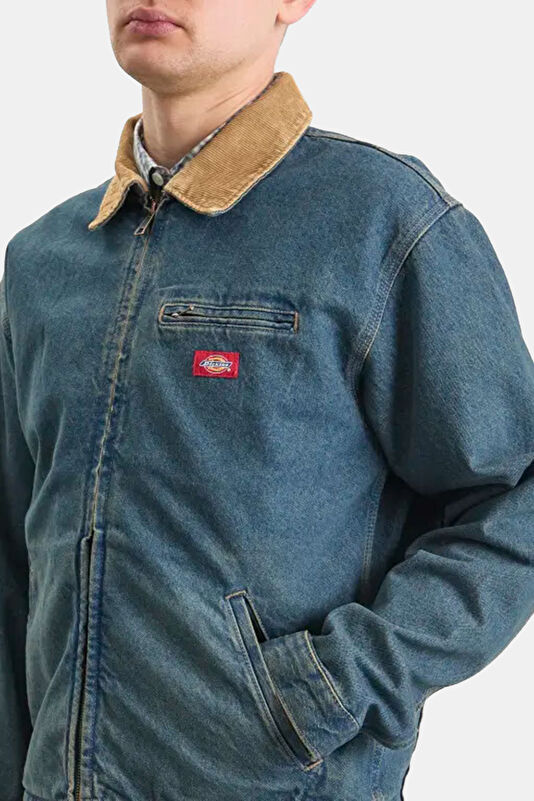 Indigo Zip-Up Men's Jacket 2