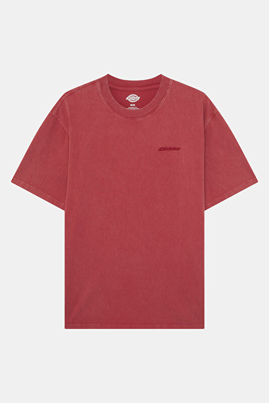 Relax Fit Red Crew Neck Men's T-Shirt 4