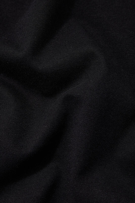 Relax Fit Black Crew Neck Printed Men's T-Shirt 4