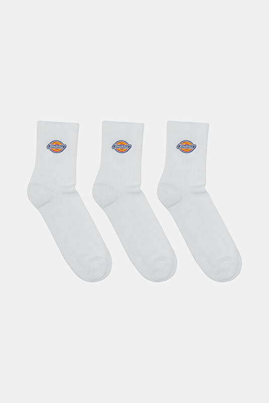 3-Pack Valley Grove Mid White Socks