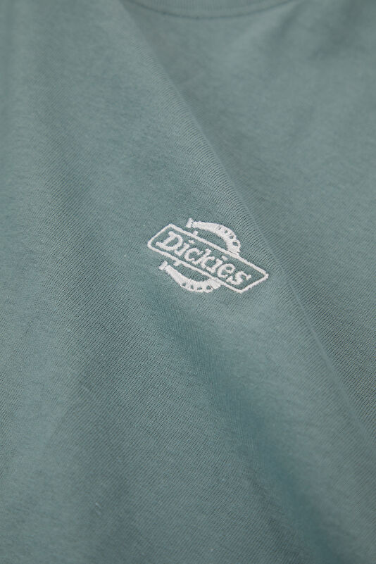 Relax Fit Light Blue Crew Neck Printed Men's T-Shirt 4